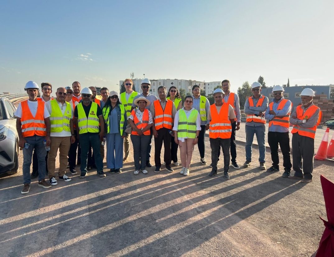 Mission de supervision de terrain sur un chantier routier du projet MR2, financé par la Banque européenne d’investissement.